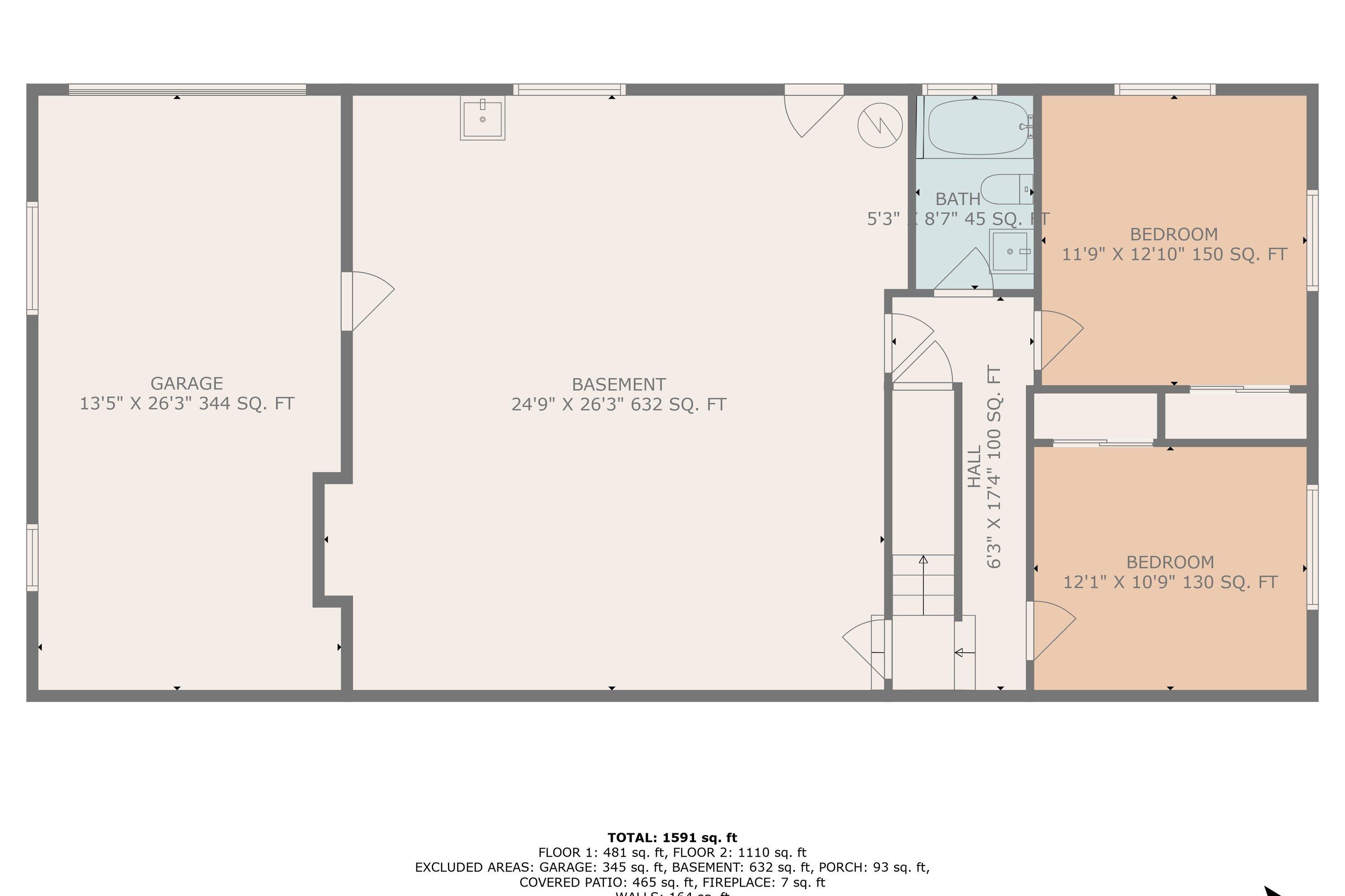 4463 Nemmo Road Vinton, VA 24179 - Photo 17 of 34 a picture of a floor plan