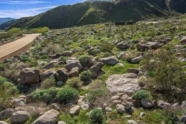 a view of a mountain in the distance