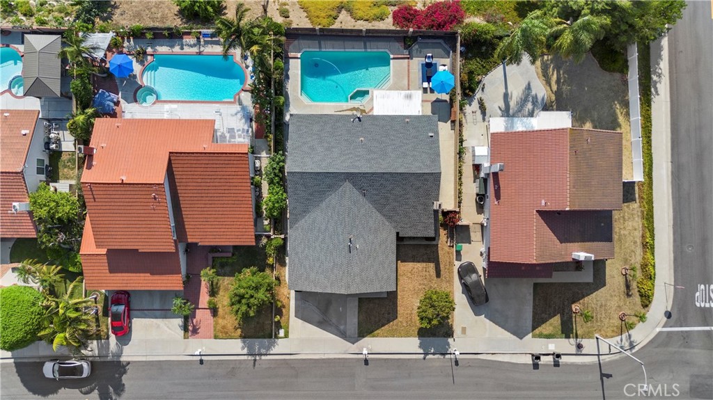 1415 Rolling Knoll Road Diamond Bar, CA 91765 - Photo 20 of 24 an aerial view of houses with yard