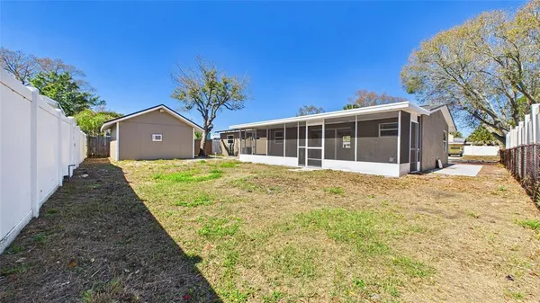 a view of a house with a swimming pool