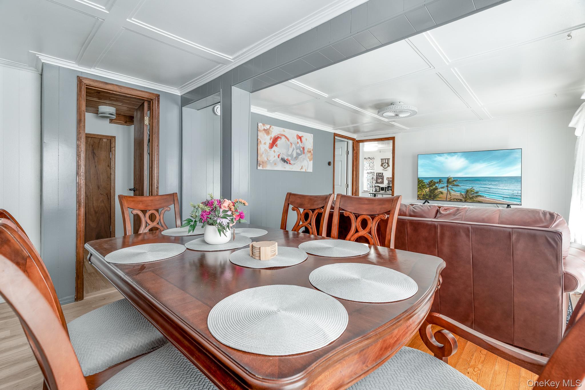 49 Delafield Street, Unit 1 Poughkeepsie, NY 12601 - Photo 14 of 24 a dining room with furniture and wooden floor