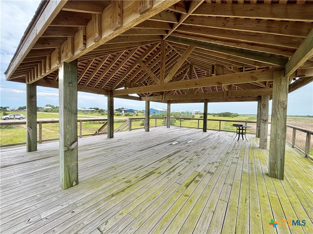 9 Boca Grande Loop Port O'Connor, TX 77982 - Photo 28 of 44 a view of outdoor space with wooden floor and staircase