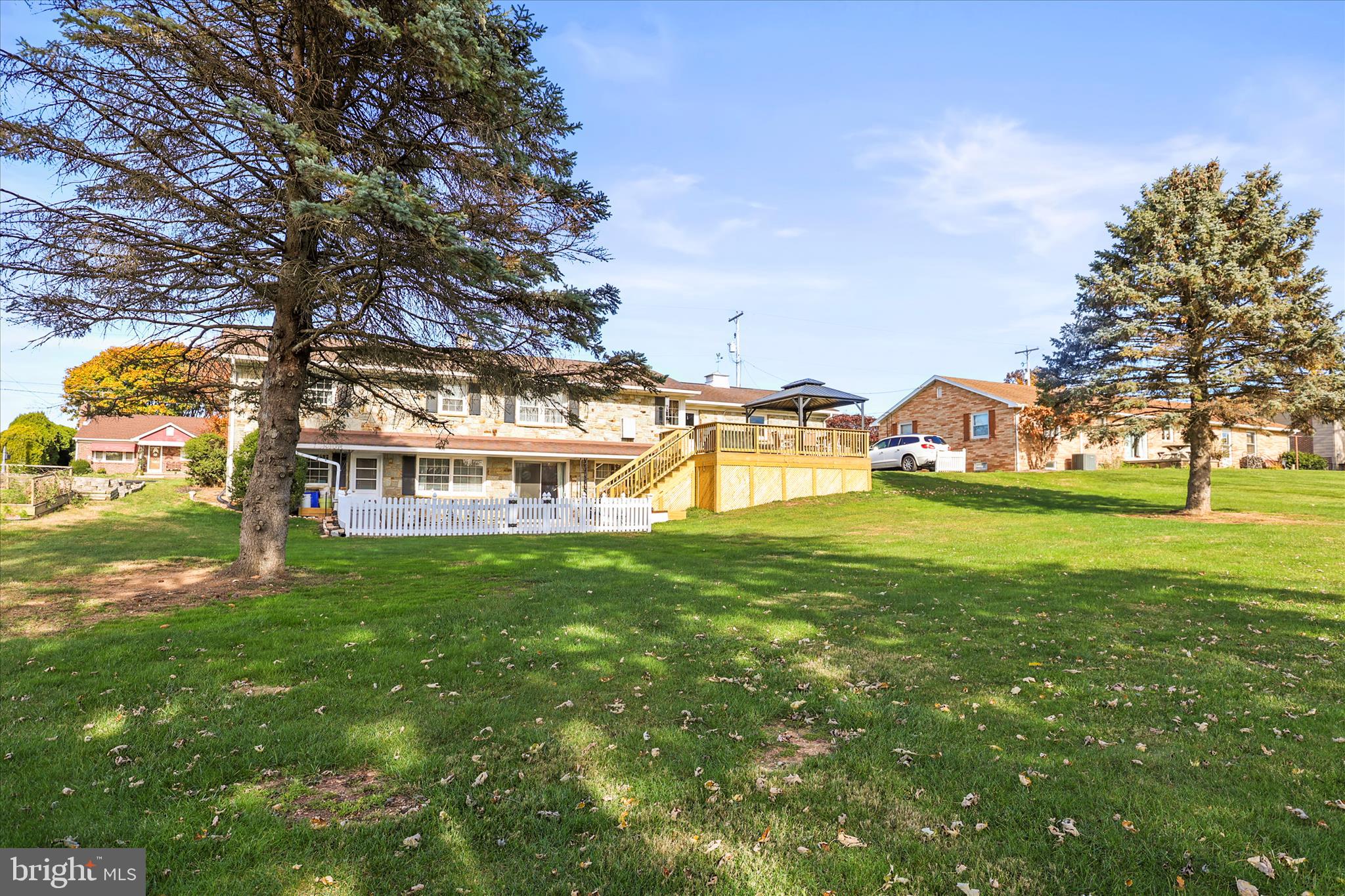 4050 Grandview Road Hanover, PA 17331 - Photo 43 of 47 a view of yard with swimming pool and trees in the background