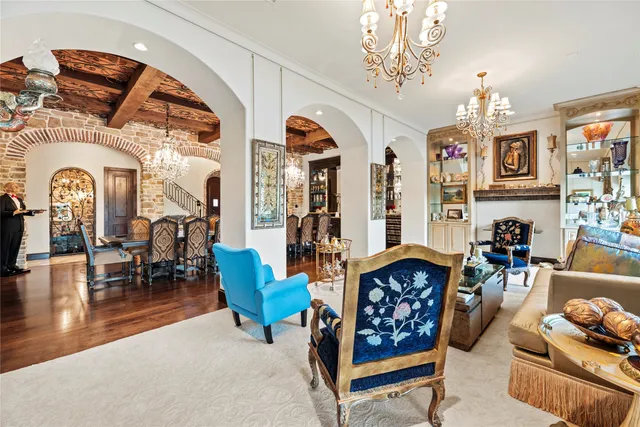 a kitchen with a stove and cabinets