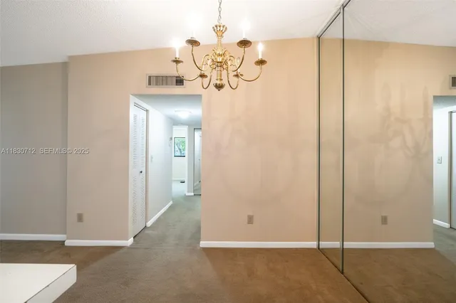 a view of a decorative light in a room