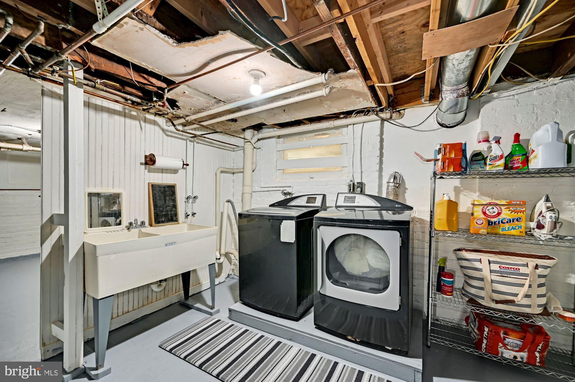 1424 Longfellow Street Northwest Washington, DC 20011 - Photo 56 of 72 Basement Laundry Area