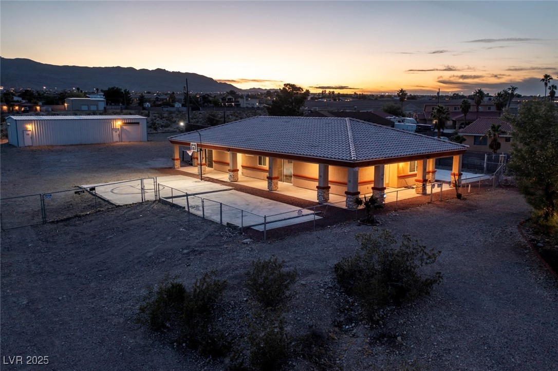 5315 North Fort Apache Road Las Vegas, NV 89149 - Photo 14 of 46 South East Corner of Home, showcasing large 936 sq. ft. covered patio.