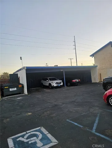 a car parked in front of a house