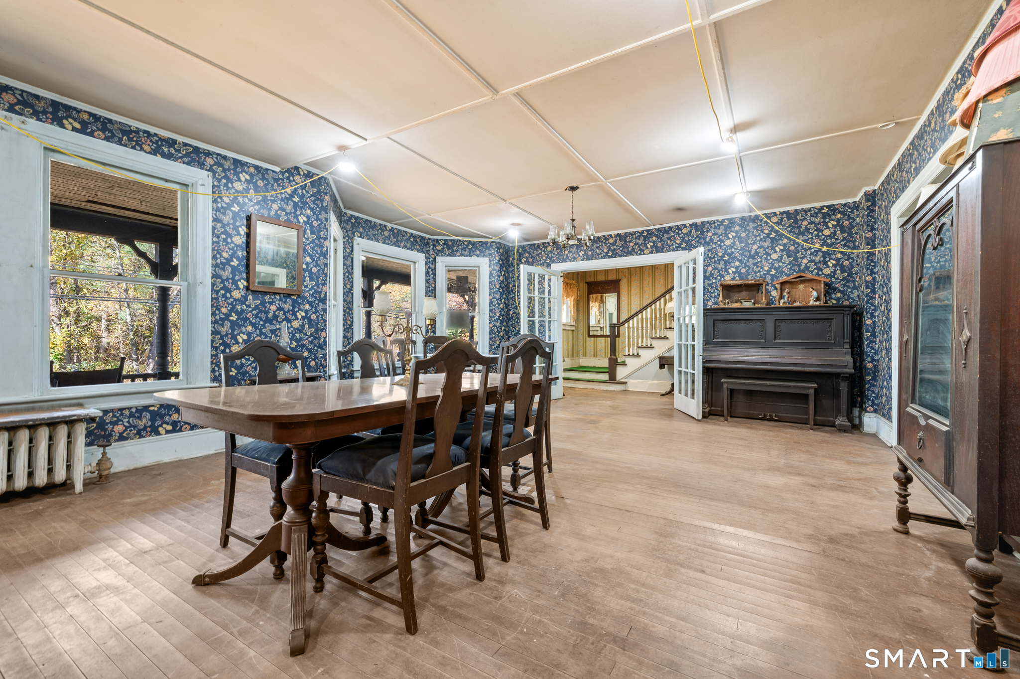 124 River Road Willington, CT 06279 - Photo 13 of 40 a view of a dining room with furniture window and wooden floor