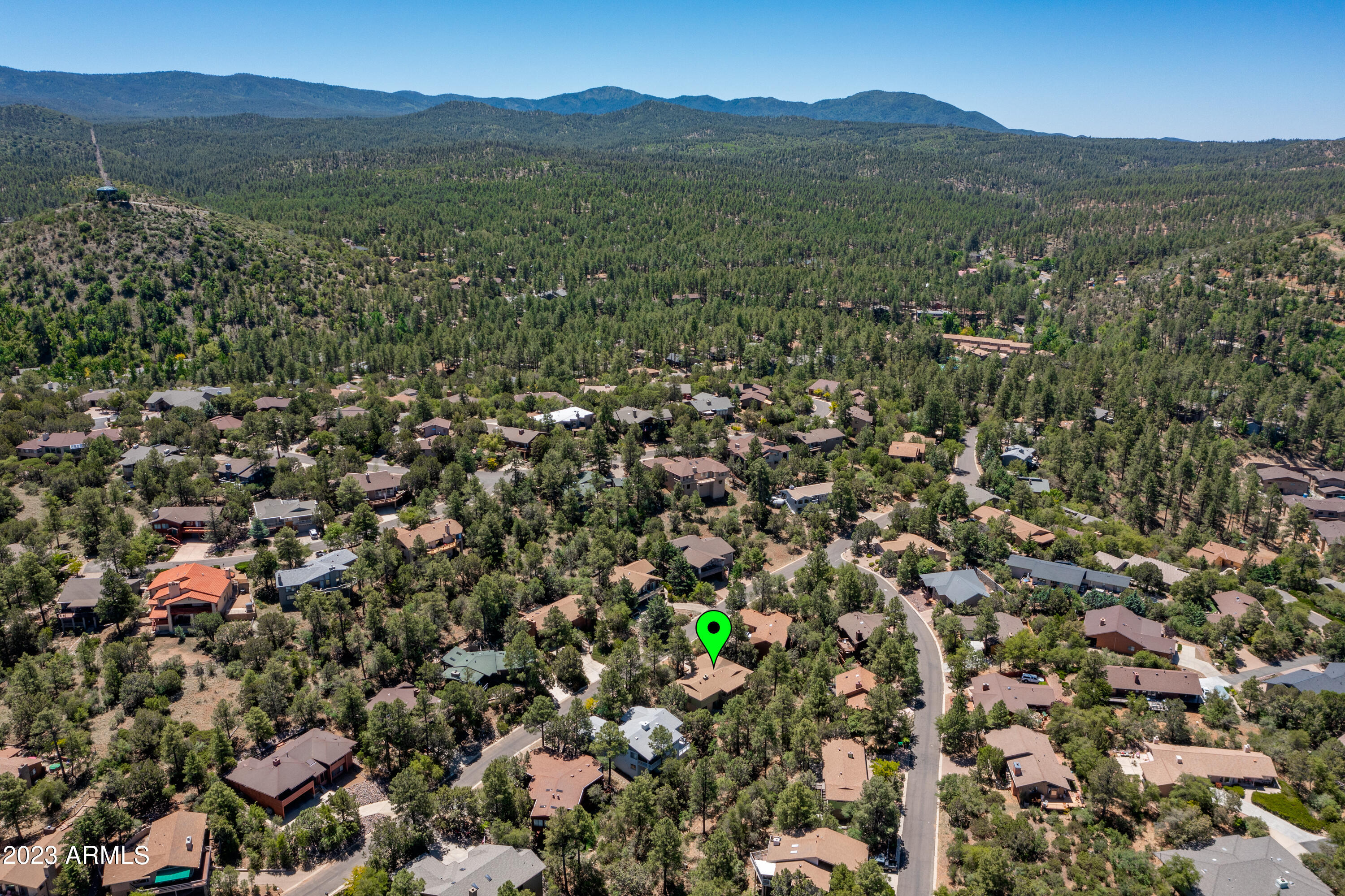 1200 Tanglewood Road Prescott, AZ 86303 - Photo 33 of 38 Aerial Angles