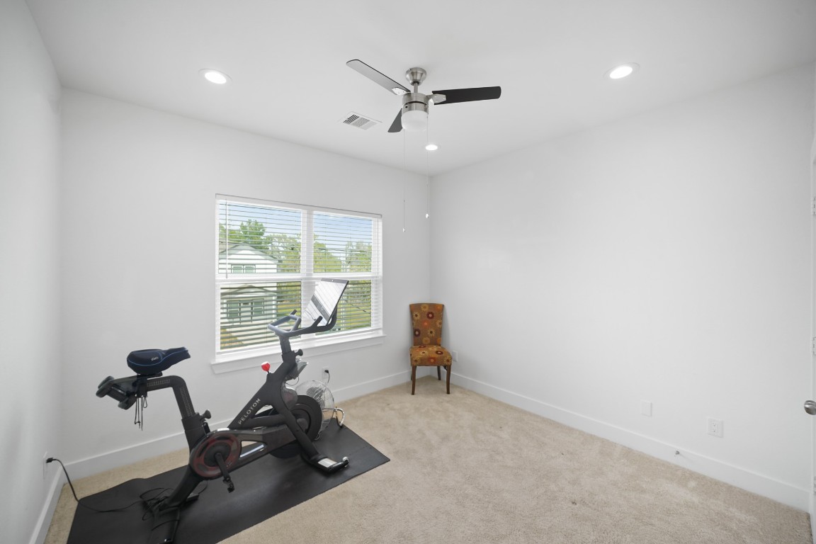 4402 McKinley Street, Unit B Houston, TX 77051 - Photo 13 of 21 3rd bedroom used as a work out room