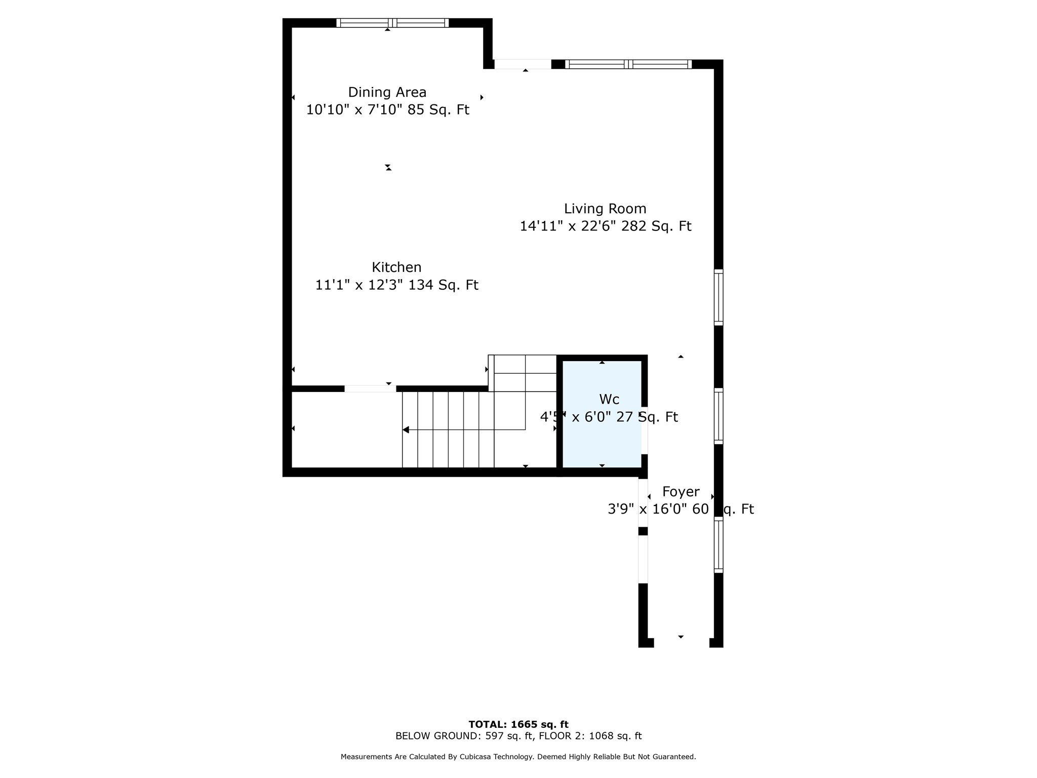 4402 McKinley Street, Unit B Houston, TX 77051 - Photo 18 of 21 a picture of a floor plan