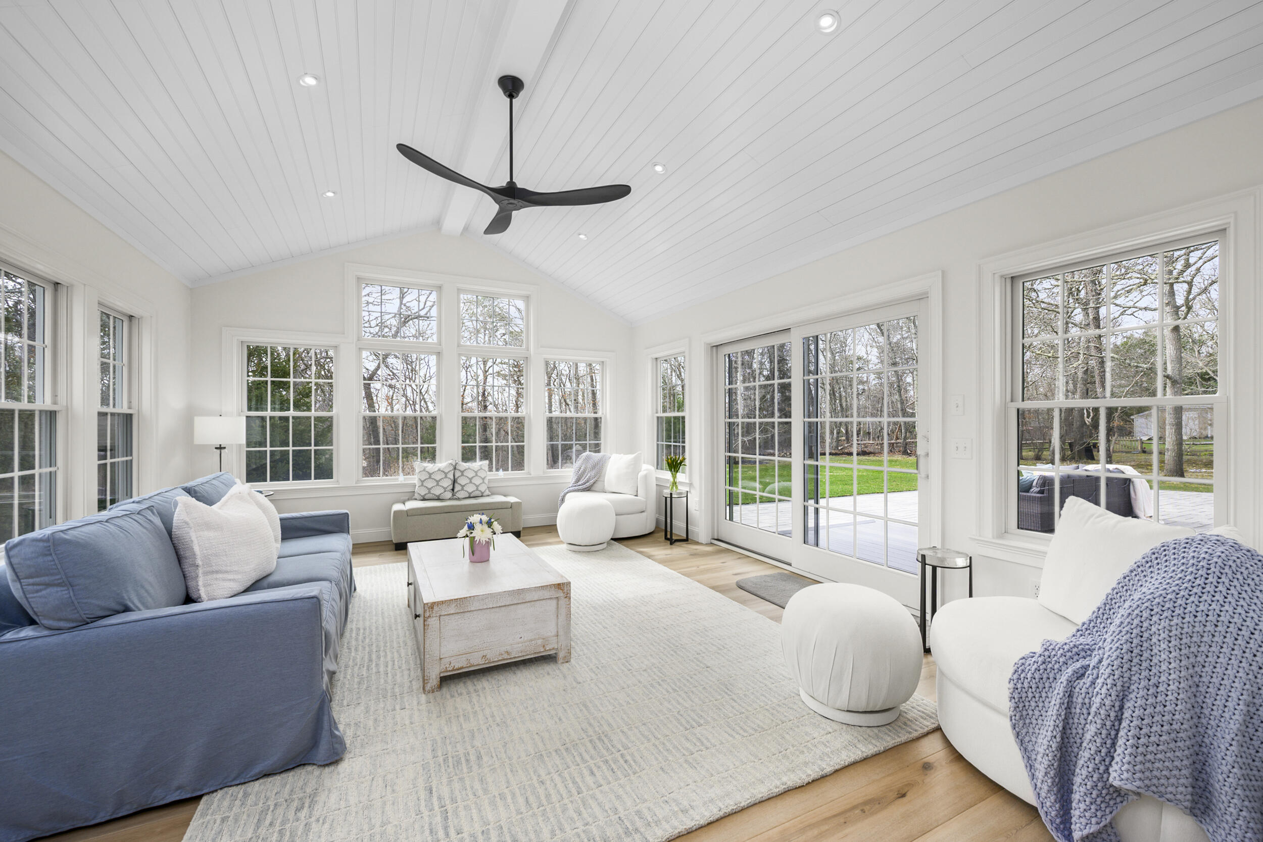 83 Cemetery Road Harwich, MA 02645 - Photo 17 of 53 a living room with furniture and a large window
