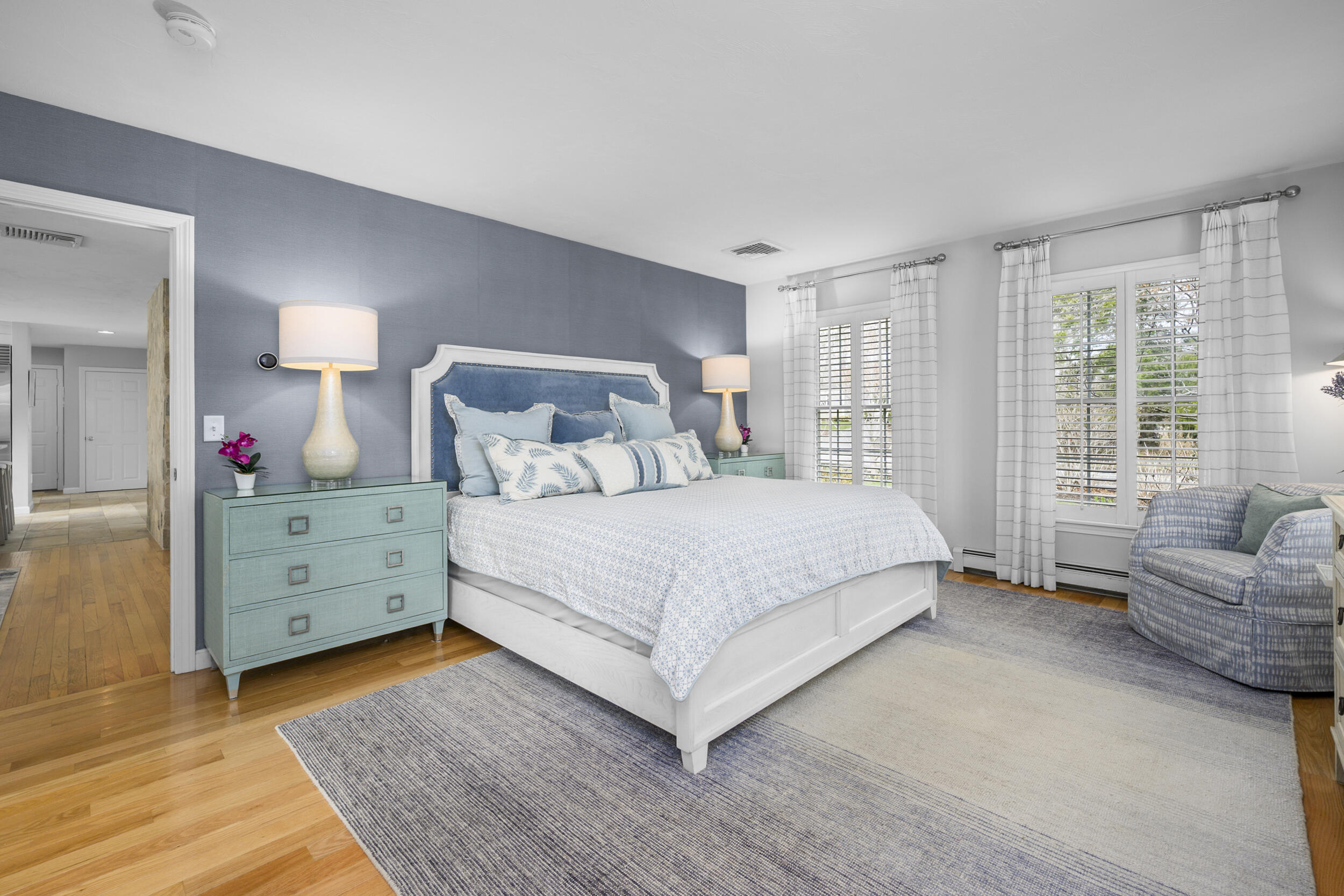 83 Cemetery Road Harwich, MA 02645 - Photo 20 of 53 a bedroom with a bed and a couch