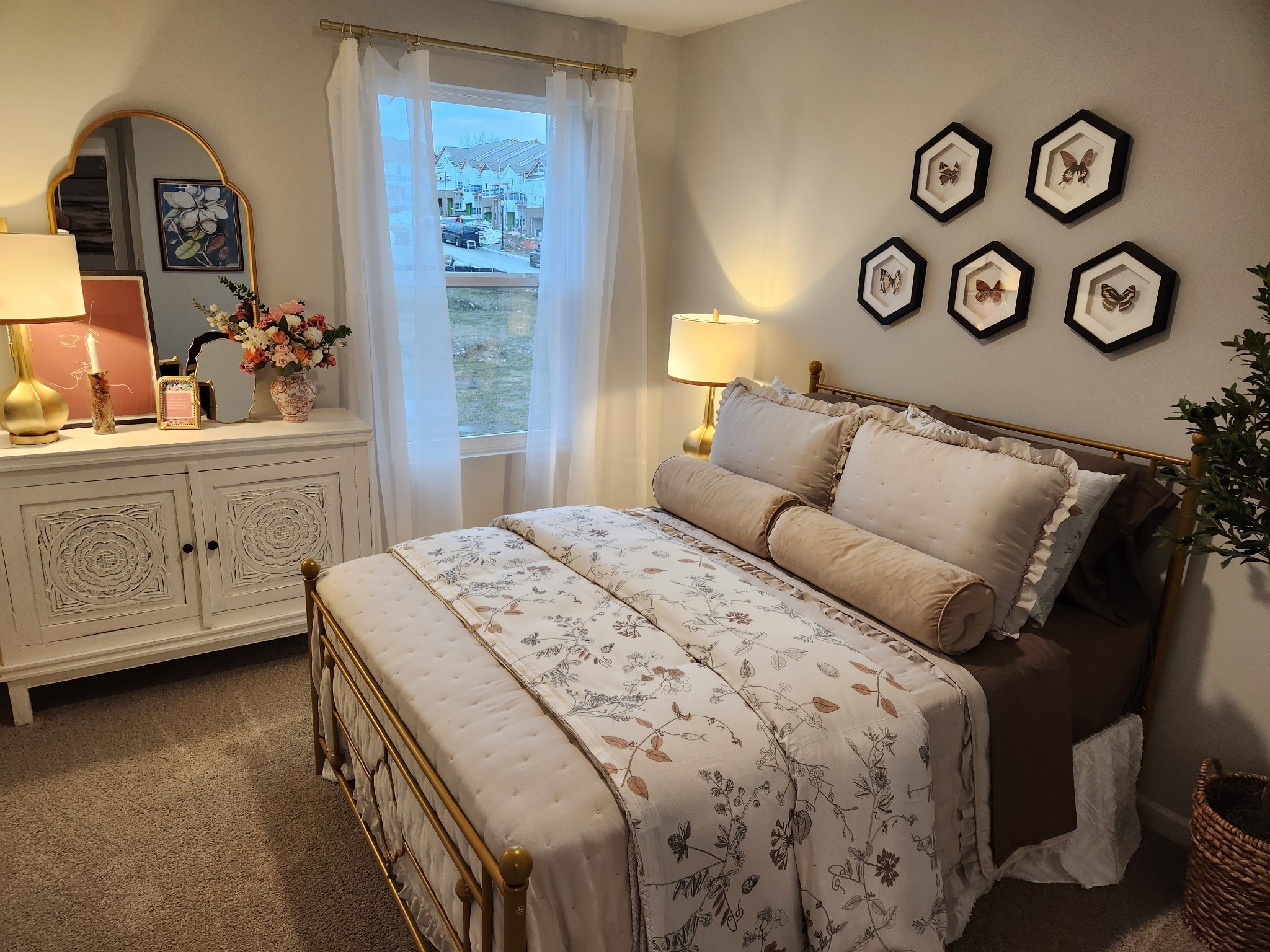 3064 Flyaway Lane Lebanon, TN 37090 - Photo 16 of 29 a bed sitting in a bedroom next to a window