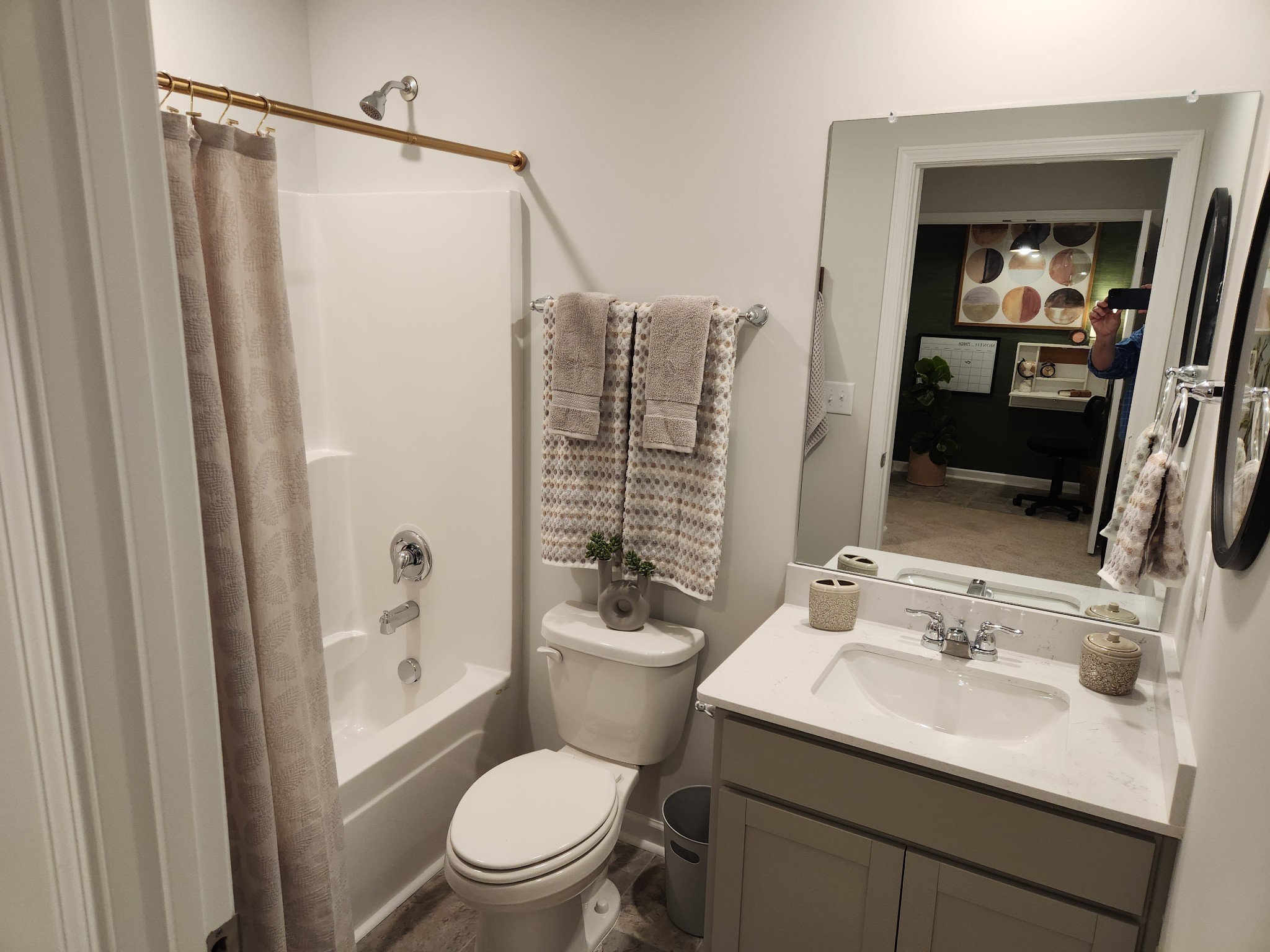 3064 Flyaway Lane Lebanon, TN 37090 - Photo 17 of 29 a bathroom with a sink a toilet and shower