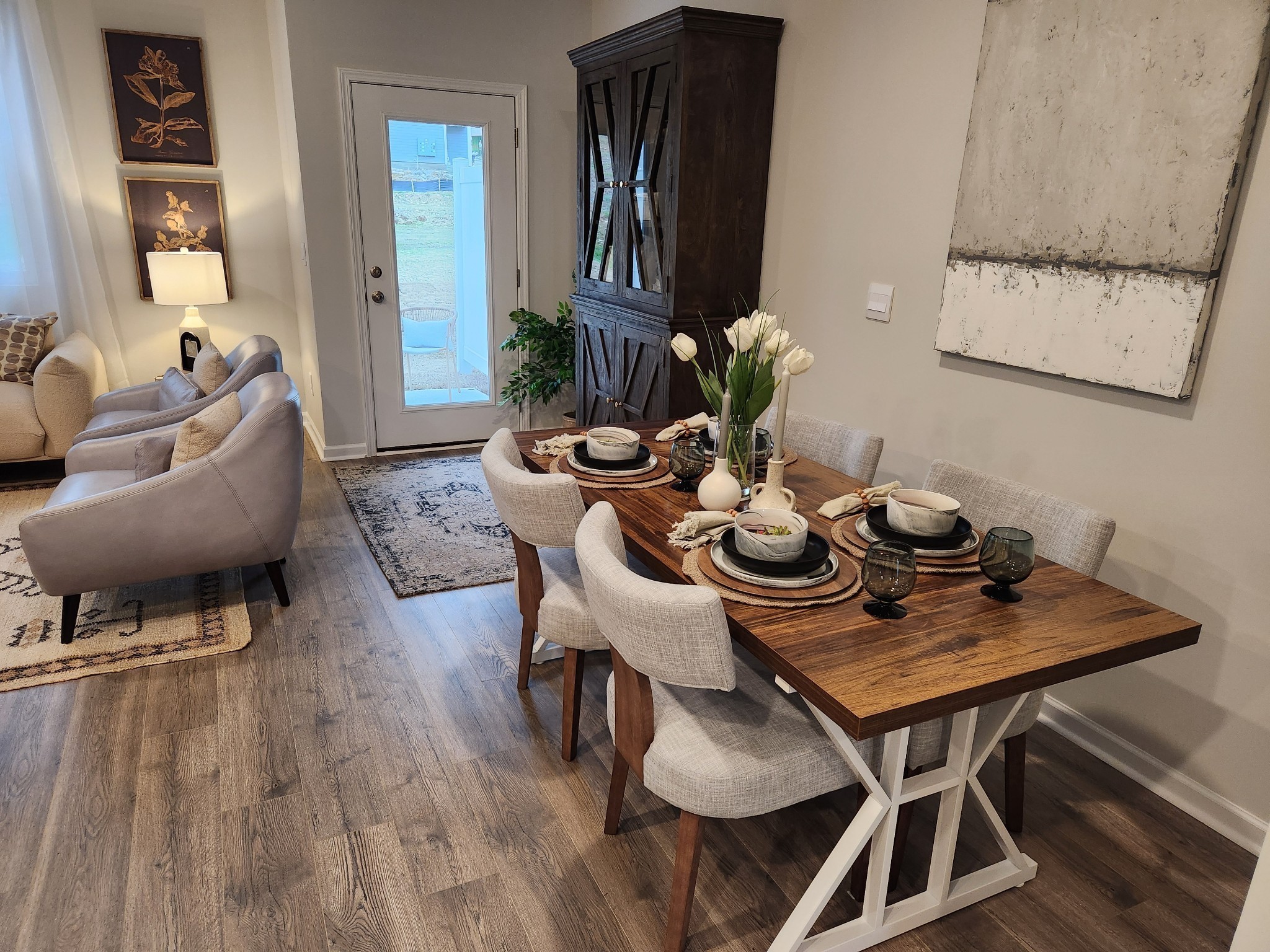 3064 Flyaway Lane Lebanon, TN 37090 - Photo 6 of 29 a view of a dining room with furniture and wooden floor