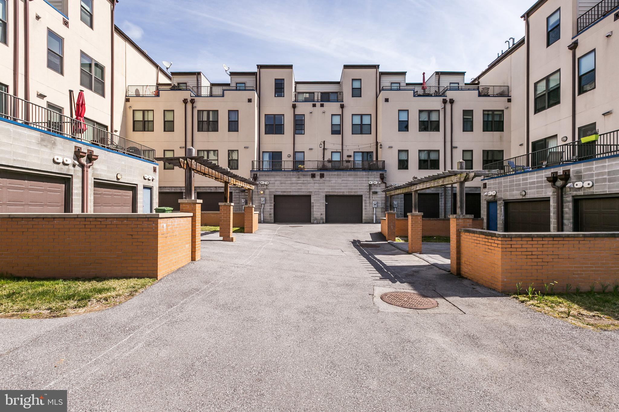 1708 North Calvert Street Baltimore, MD 21202 - Photo 45 of 45 Private courtyard entrance & private garage