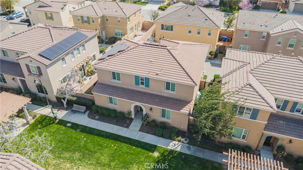 9361 Culinary Rancho Cucamonga, CA 91730 - Photo 36 of 45 an aerial view of a house with a yard