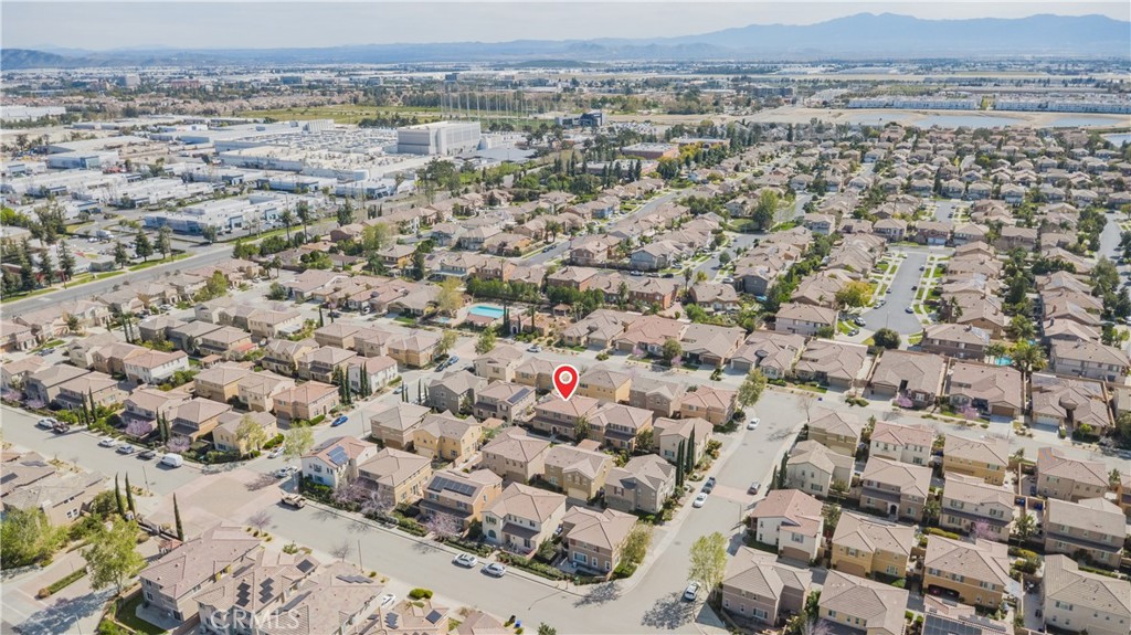 9361 Culinary Rancho Cucamonga, CA 91730 - Photo 44 of 45 an aerial view of a house with a yard