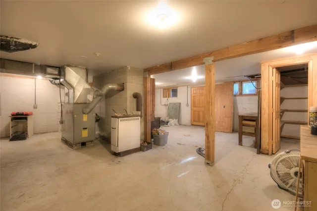 a view of a bathroom with a shower