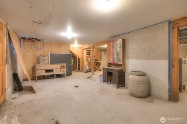 a view of a room with a sink