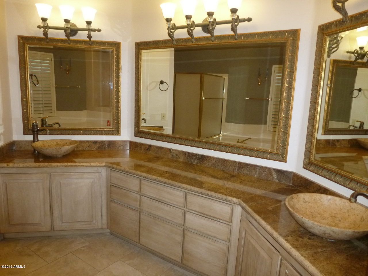 2032 East Tecoma Road Phoenix, AZ 85048 - Photo 14 of 23 Master Bath with Double Vessel Sinks