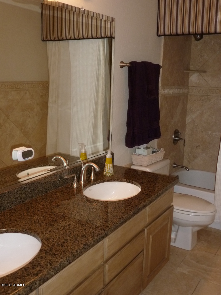 2032 East Tecoma Road Phoenix, AZ 85048 - Photo 19 of 23 Bathroom 2 with Double Sinks and Granite