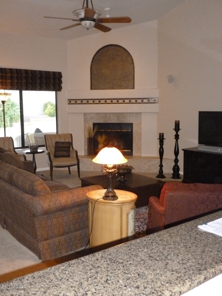 2032 East Tecoma Road Phoenix, AZ 85048 - Photo 5 of 23 Family Room with Fireplace