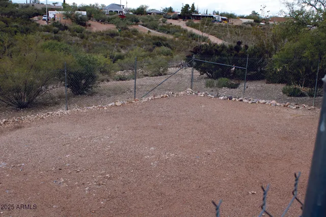 a backyard of a house