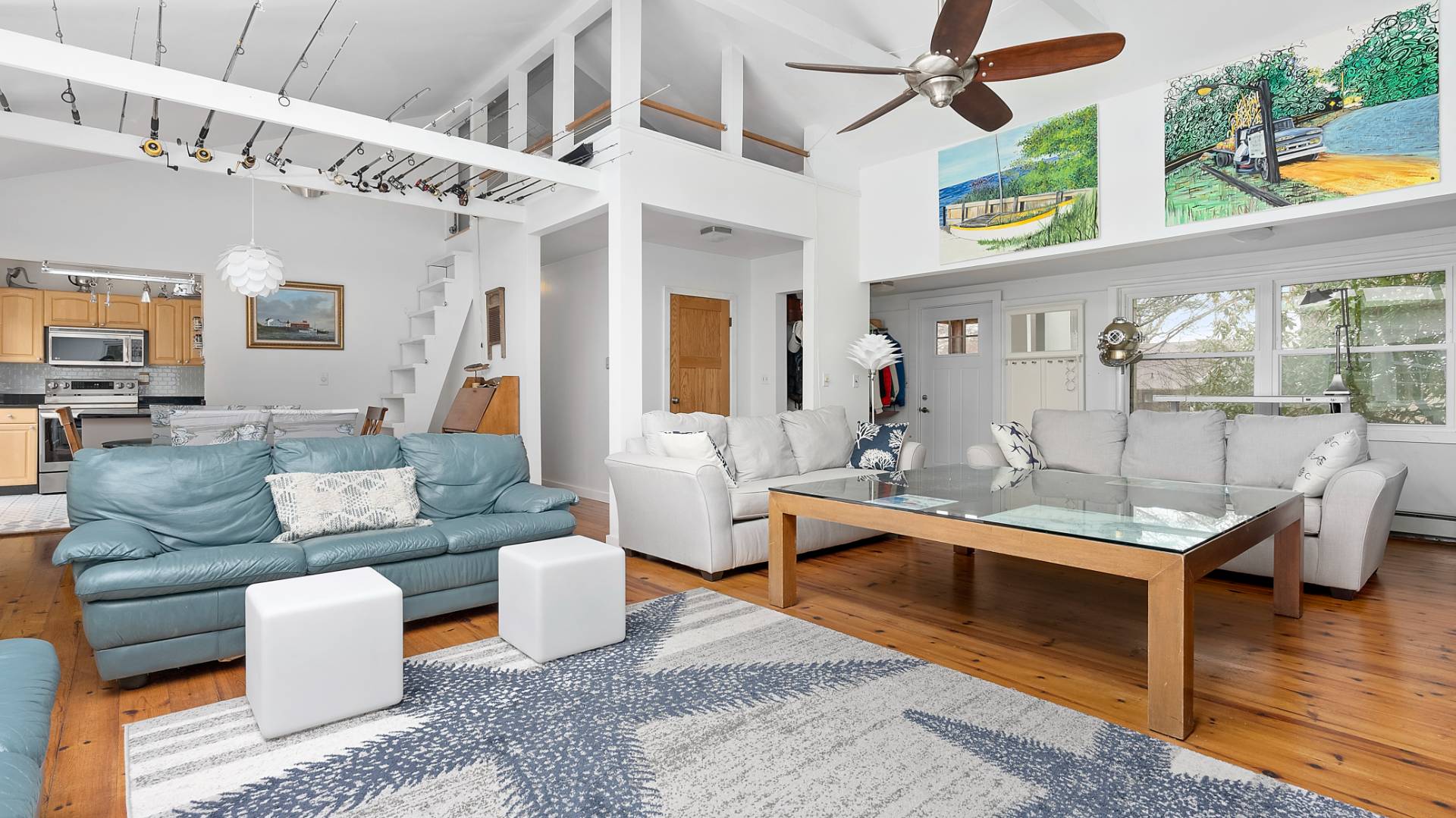 28 Pine Tree Road Southampton, NY 11968 - Photo 4 of 14 a living room with furniture and wooden floor