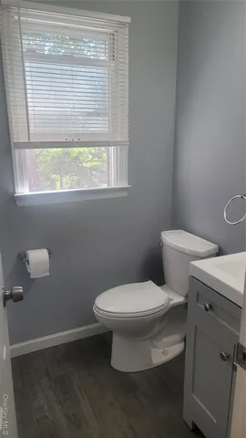 a white toilet sitting next to a window