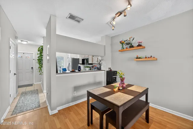 a workspace with furniture and window