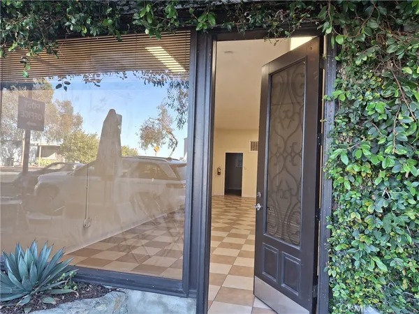 a view of a door