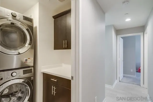 a bedroom with a bed and dresser