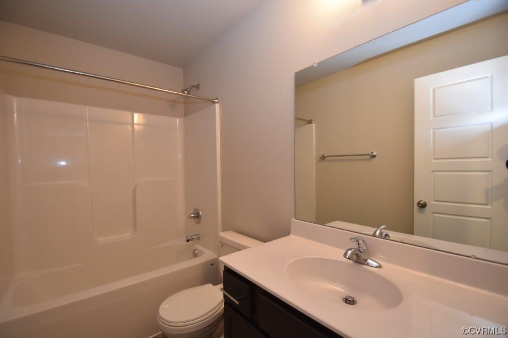 2 Brook Boulevard Quinton, VA 23141 - Photo 14 of 16 a bathroom with a sink toilet and shower