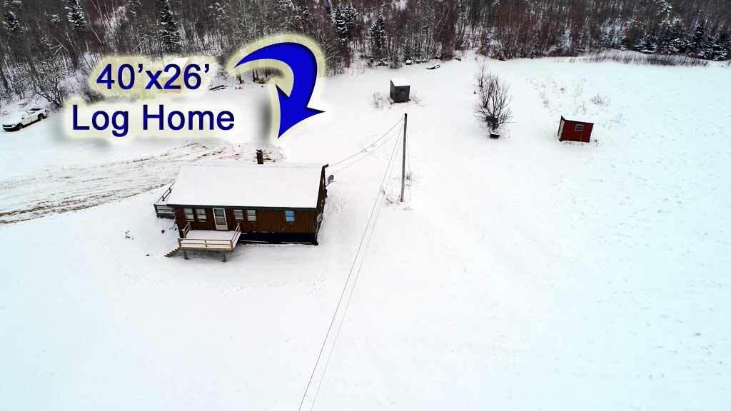 608 Number 9 Road Orient, ME 04471 - Photo 42 of 80 log-home-aerial-me