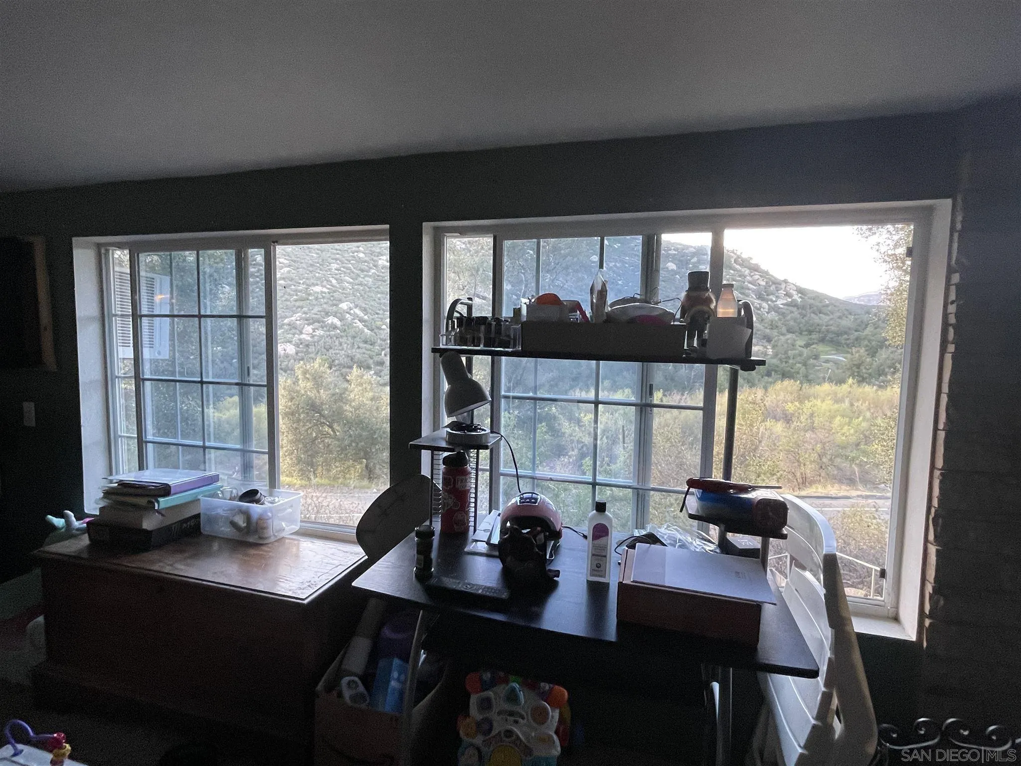 8223 Highway 79 Guatay, CA 91931 - Photo 13 of 26 a view of a workspace with furniture and a window