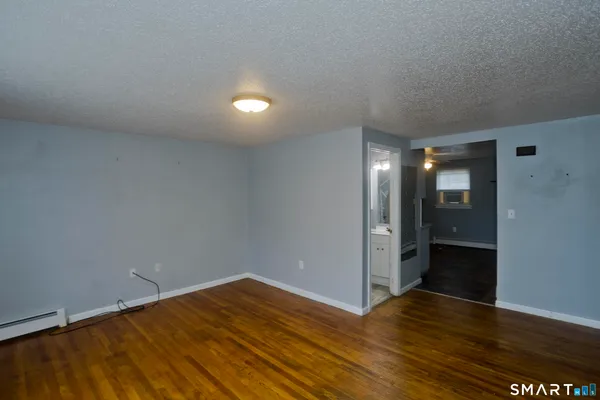 wooden floor in an empty room