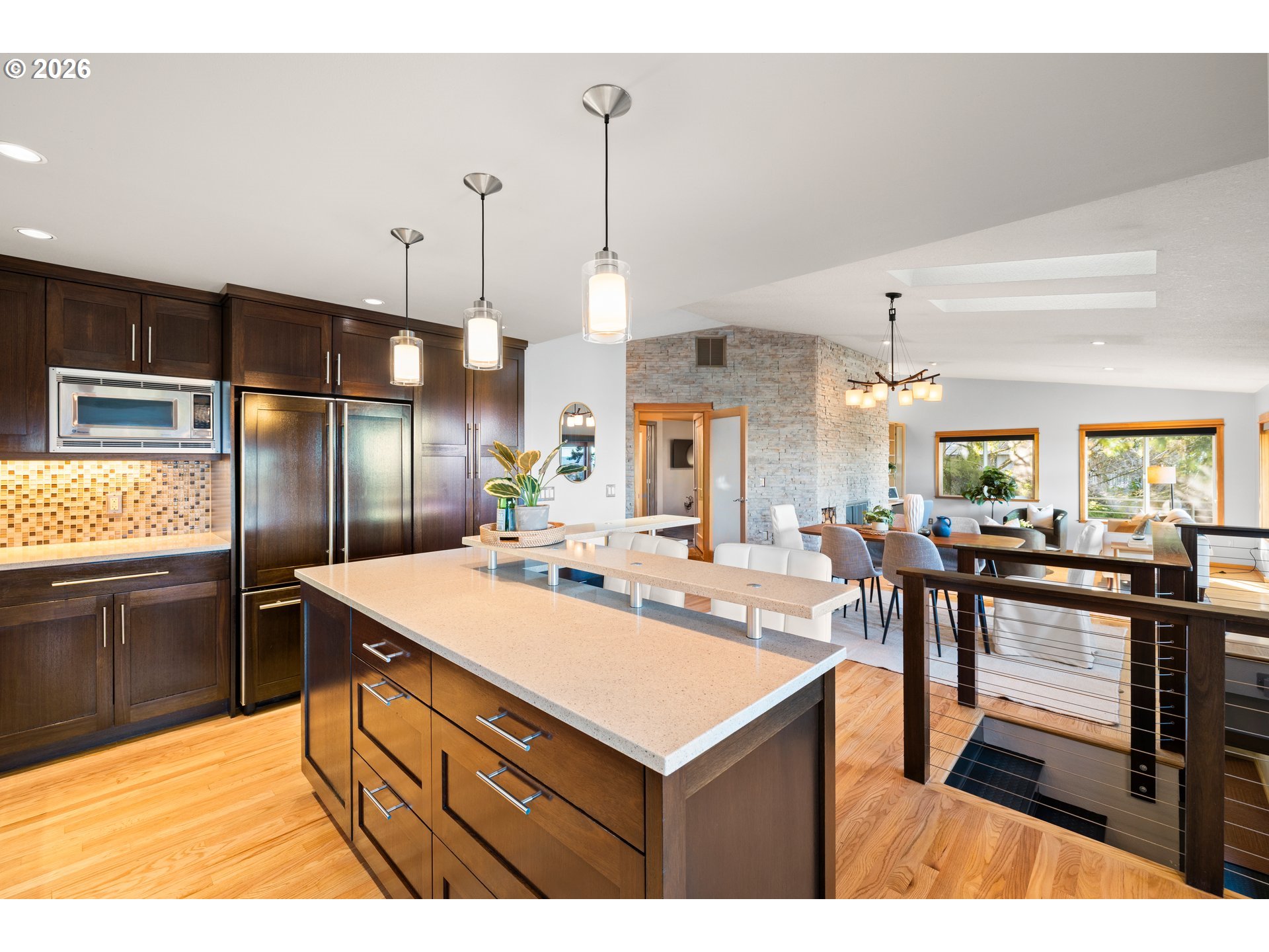 2831 Northeast Rocky Butte Road Portland, OR 97220 - Photo 11 of 33 a kitchen with a sink a counter top space stainless steel appliances and cabinets