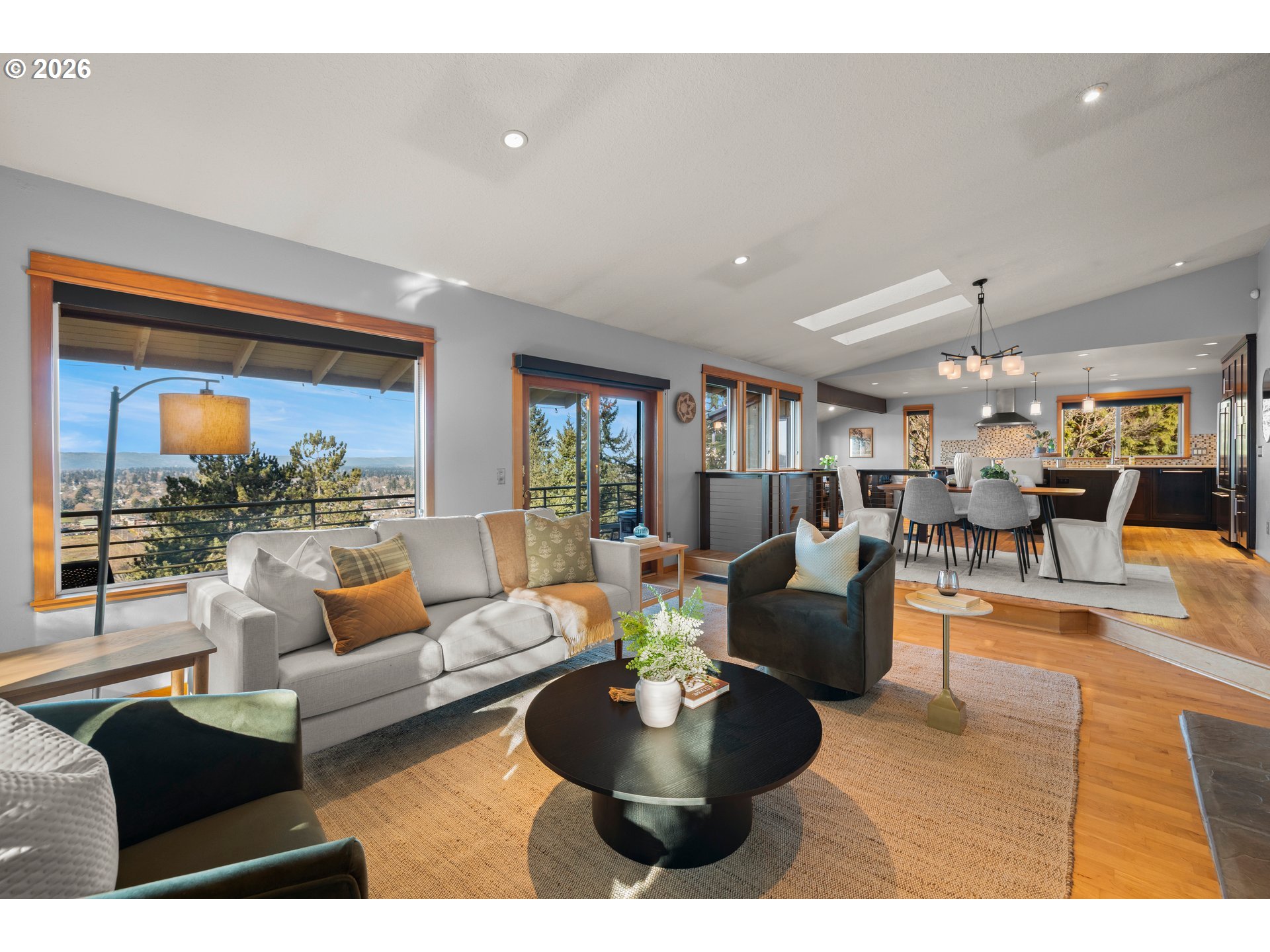 2831 Northeast Rocky Butte Road Portland, OR 97220 - Photo 18 of 33 a living room with furniture and a large window