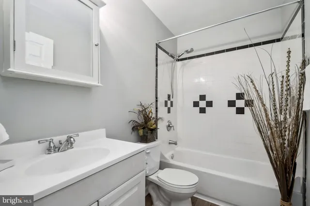 a bathroom with a sink a toilet and a bathtub