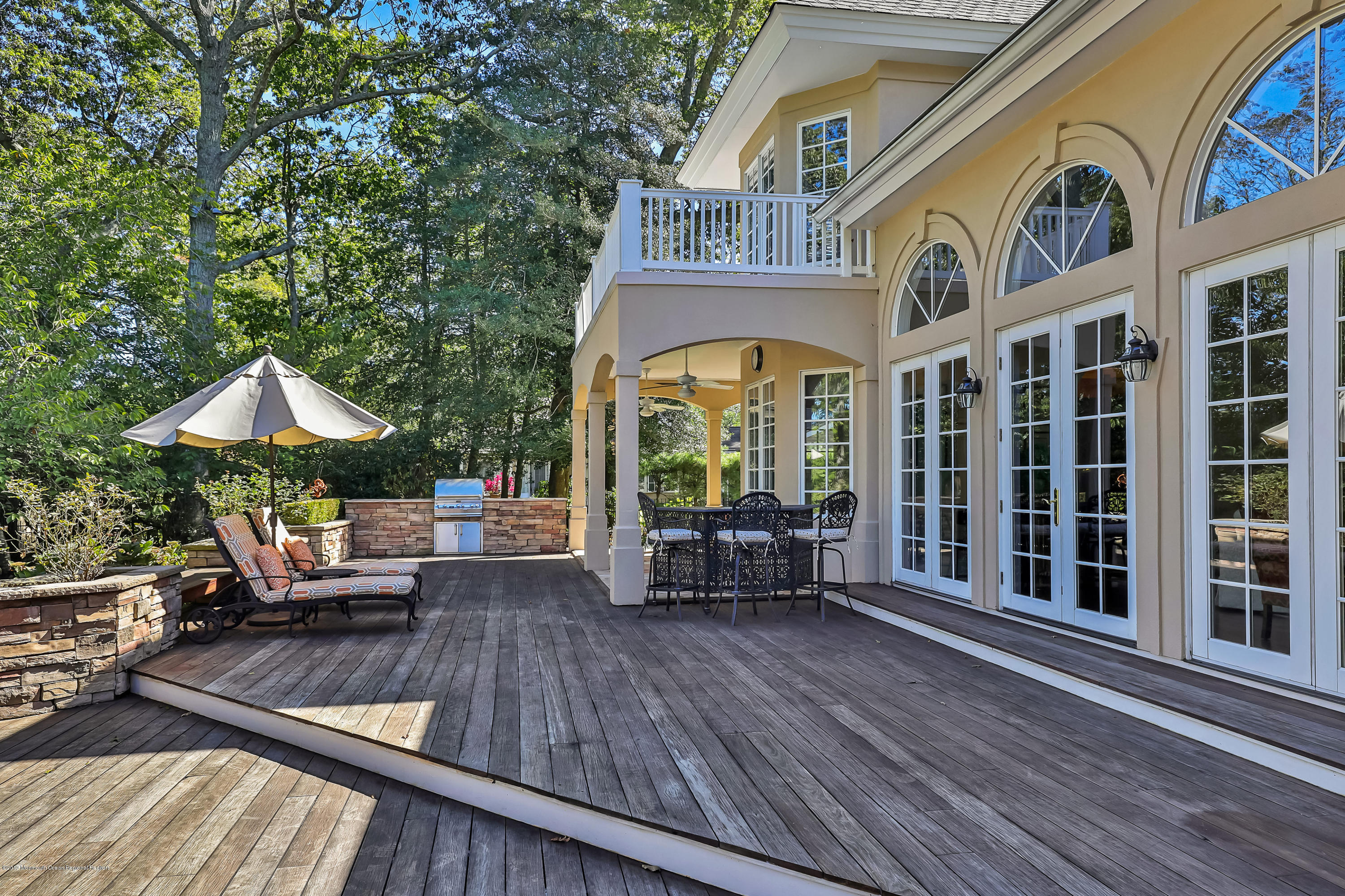 632 Oceanview Road Brielle, NJ 08730 - Photo 47 of 71 Huge Ipe & Flagstone Deck