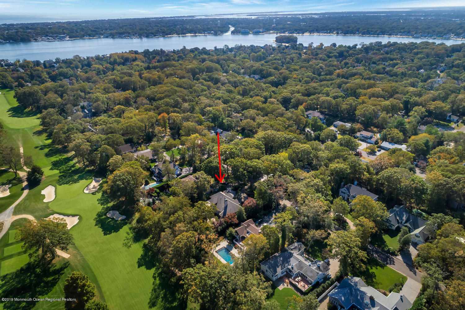 632 Oceanview Road Brielle, NJ 08730 - Photo 61 of 71 Aerial View of Manasquan River