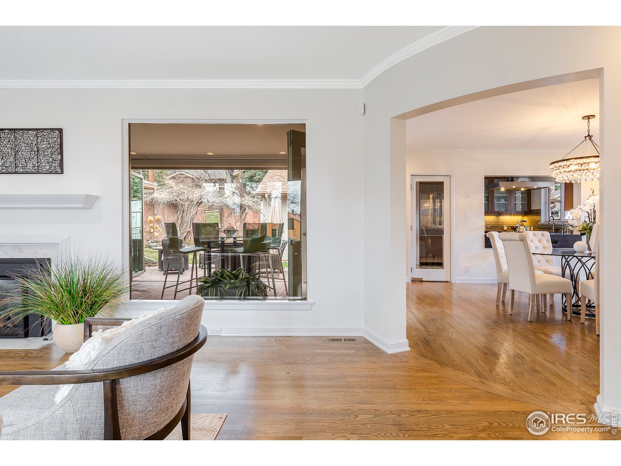 733 13th Street Boulder, CO 80302 - Photo 3 of 37 a view of living room and dining room