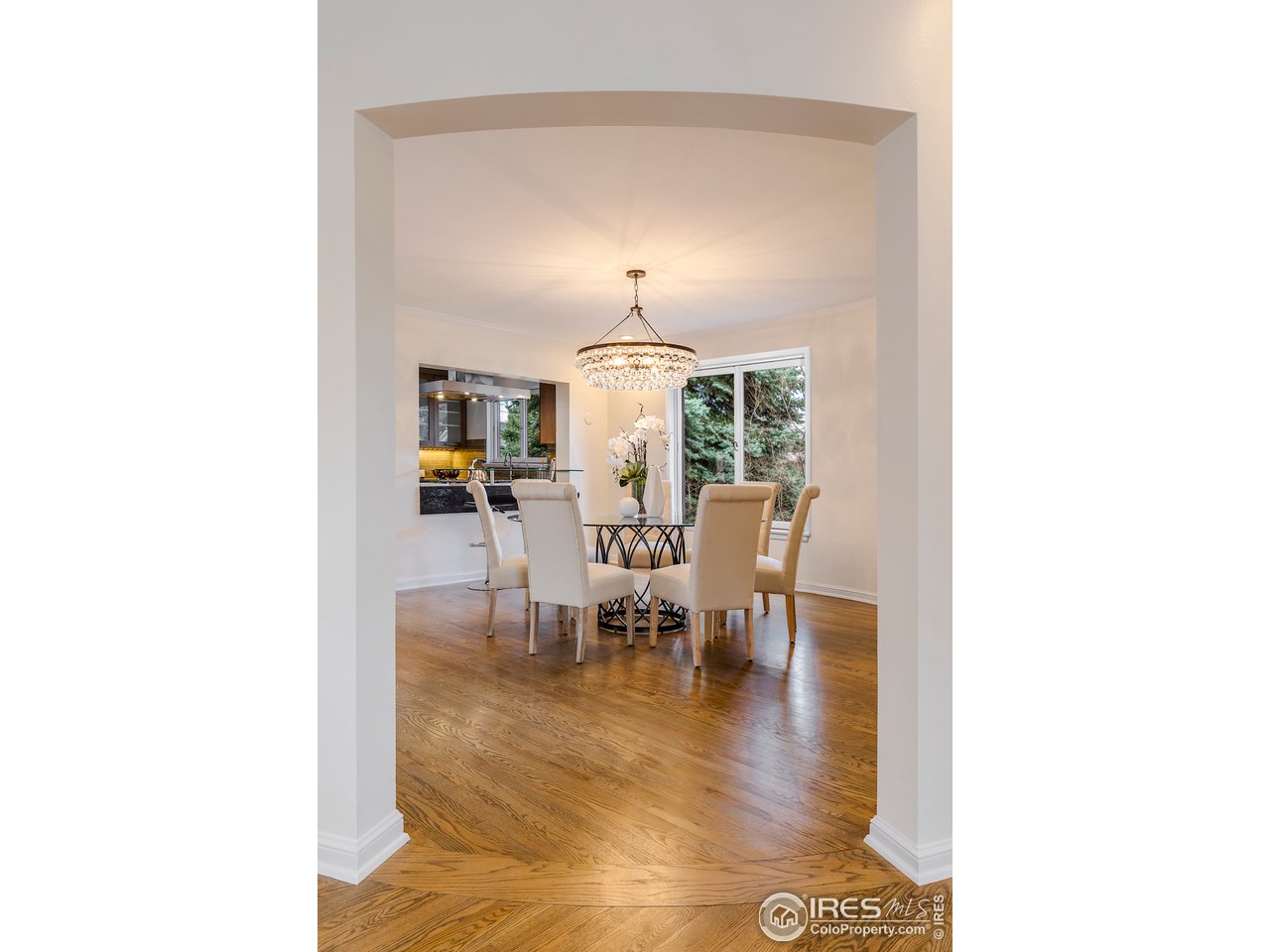 733 13th Street Boulder, CO 80302 - Photo 9 of 37 a view of a dining room with furniture and wooden floor