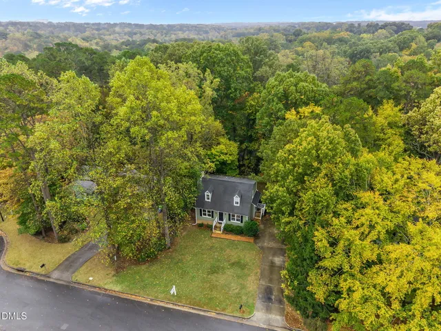 a view of a park with a slide