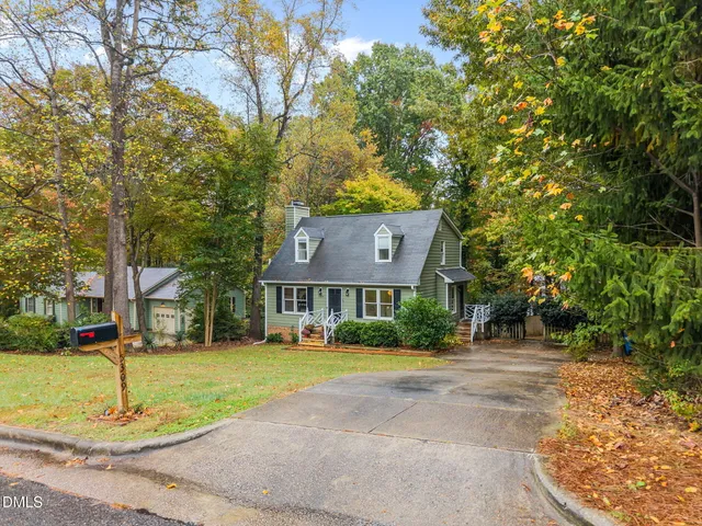 a house view with a garden space