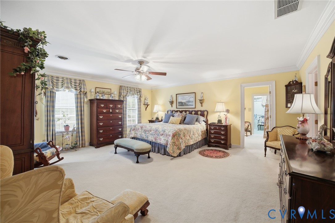 3950 Reeds Landing Circle Midlothian, VA 23113 - Photo 18 of 50 a bedroom with furniture and a large window