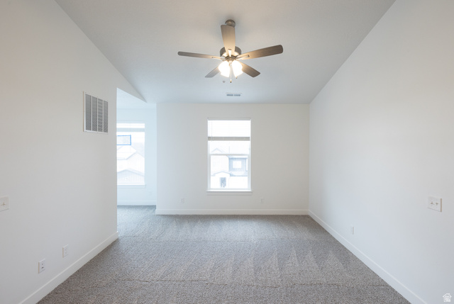 4653 South Alder Drive, Unit H302 Mapleton, UT 84664 - Photo 2 of 15 Carpeted empty room featuring baseboards and ceiling fan